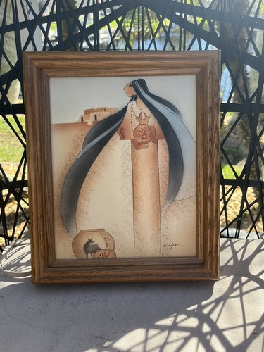 Vintage framed southwestern - framed,
